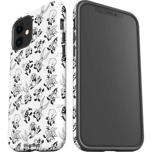 Looney Tunes Big Head Pattern iPhone 12 Mini Impact Case