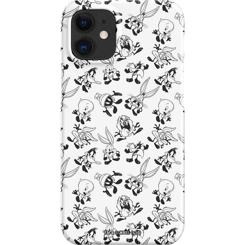 Looney Tunes Big Head Pattern iPhone 12 Mini Lite Case