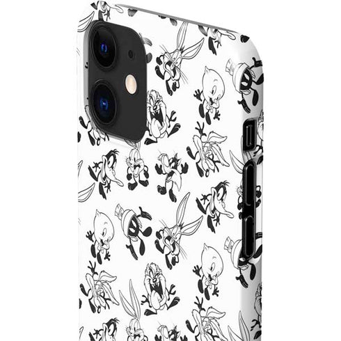 Looney Tunes Big Head Pattern iPhone 12 Mini Lite Case
