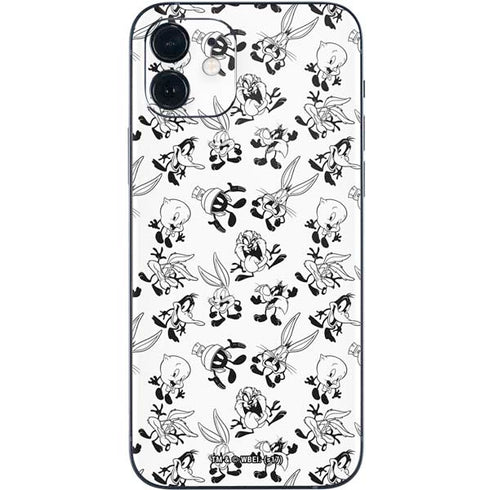 Looney Tunes Big Head Pattern iPhone 12 Mini Skin