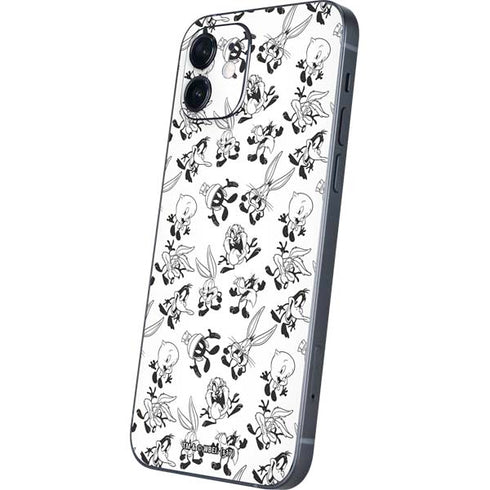 Looney Tunes Big Head Pattern iPhone 12 Mini Skin