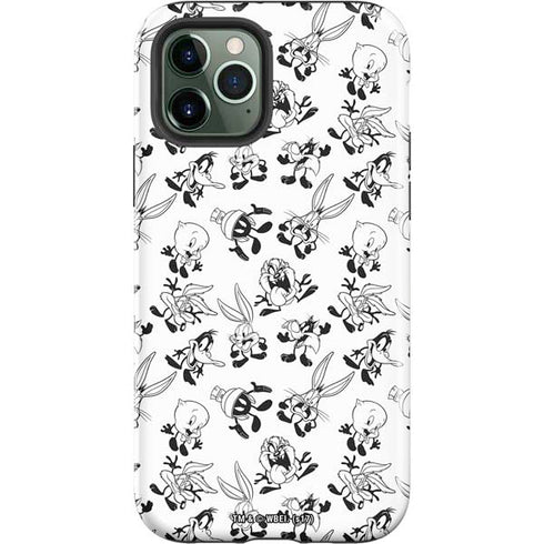 Looney Tunes Big Head Pattern iPhone 12 Pro Impact Case