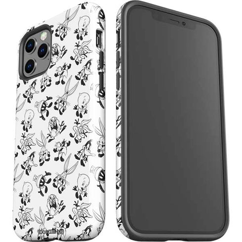 Looney Tunes Big Head Pattern iPhone 12 Pro Impact Case