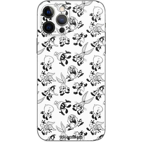 Looney Tunes Big Head Pattern iPhone 12 Pro Skin