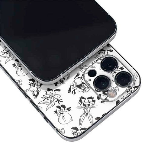 Looney Tunes Big Head Pattern iPhone 12 Pro Skin