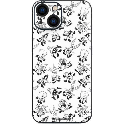 Looney Tunes Big Head Pattern iPhone 13 Mini Skin