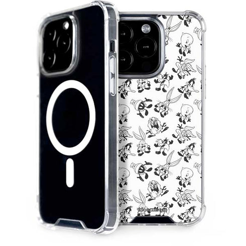 Looney Tunes Big Head Pattern iPhone 13 Pro MagSafe Case
