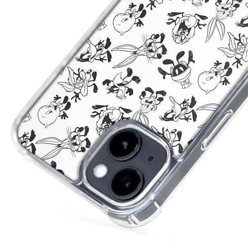 Looney Tunes Big Head Pattern iPhone 15 Plus MagSafe Case