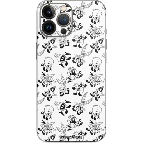 Looney Tunes Big Head Pattern iPhone 14 Pro Max Skin