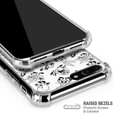 Looney Tunes Big Head Pattern iPhone 7/8 Plus Clear Case