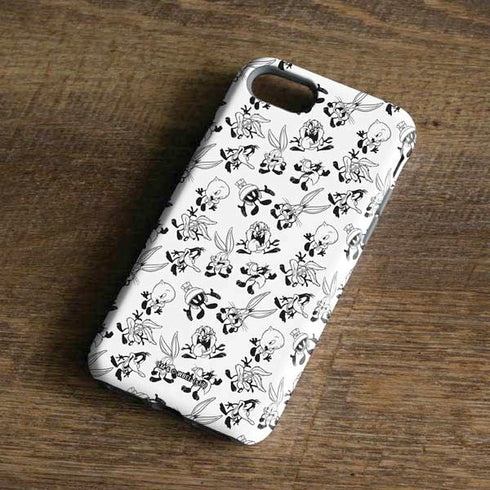 Looney Tunes Big Head Pattern iPhone 8 Pro Case