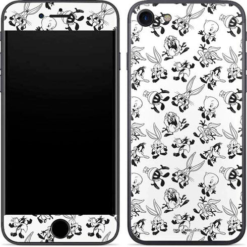 Looney Tunes Big Head Pattern iPhone 8 Skin
