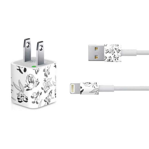 Looney Tunes Big Head Pattern iPhone Charger (5W USB) Skin