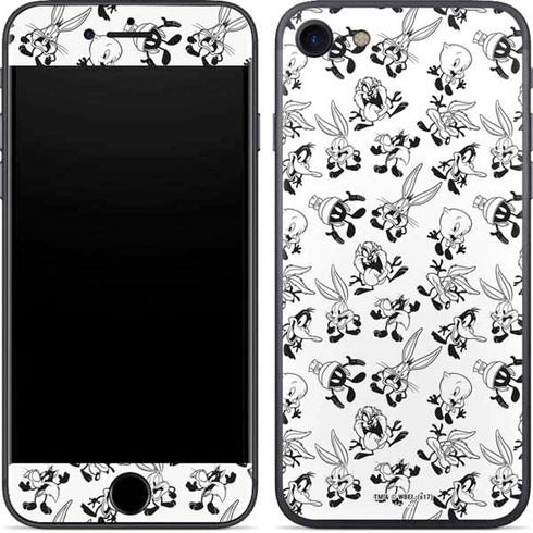Looney Tunes Big Head Pattern iPhone SE (2nd & 3rd Gen) Skin