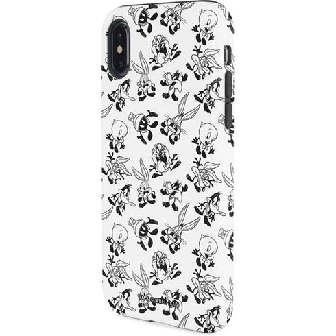 Looney Tunes Big Head Pattern iPhone X Pro Case
