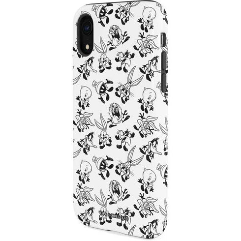 Looney Tunes Big Head Pattern iPhone XR Pro Case