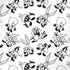Looney Tunes Big Head Pattern iPhone XR Pro Case