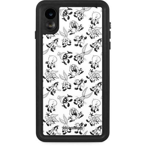 Looney Tunes Big Head Pattern iPhone XR Waterproof Case