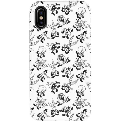 Looney Tunes Big Head Pattern iPhone XS Pro Case