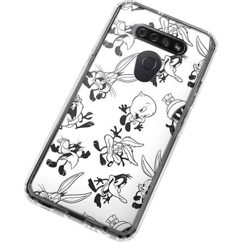 Looney Tunes Big Head Pattern LG K51/Q51 Clear Case