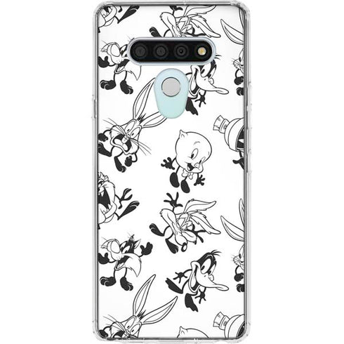 Looney Tunes Big Head Pattern LG Stylo 6 Clear Case