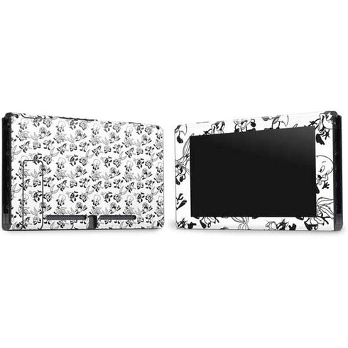 Looney Tunes Big Head Pattern Nintendo Switch Bundle Skin