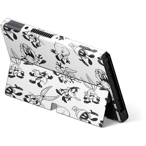 Looney Tunes Big Head Pattern Nintendo Switch OLED (2021) Skin