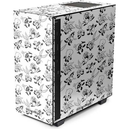 Looney Tunes Big Head Pattern NZXT H510 Compact ATX Mid-Tower Case Skin