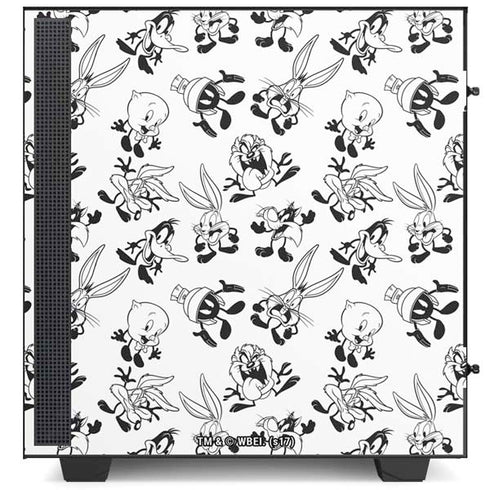 Looney Tunes Big Head Pattern NZXT H510 Compact ATX Mid-Tower Case Skin