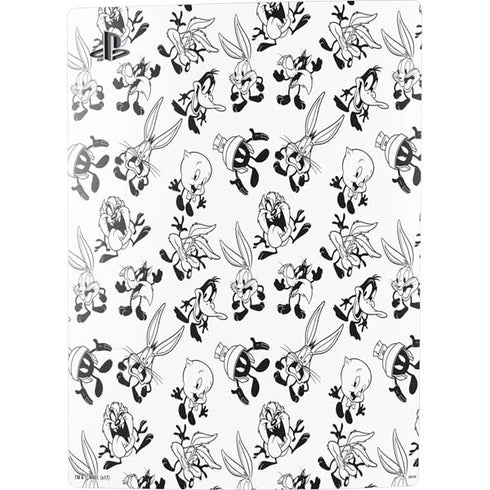 Looney Tunes Big Head Pattern PS5 Console Skin