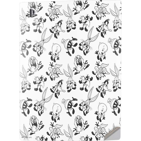 Looney Tunes Big Head Pattern PS5 Digital Edition Console Skin
