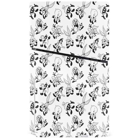 Looney Tunes Big Head Pattern PS5 Slim Disk Bundle Skin