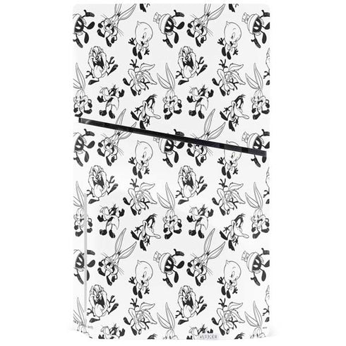 Looney Tunes Big Head Pattern PS5 Slim Disk Console Skin