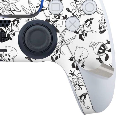 Looney Tunes Big Head Pattern PS5 Slim Digital Edition Bundle Skin