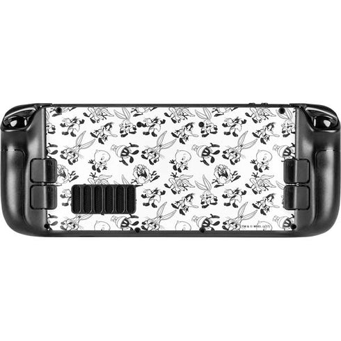 Looney Tunes Big Head Pattern Steam Deck Handheld Gaming Computer Skin