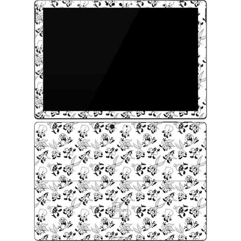 Looney Tunes Big Head Pattern Surface Pro 7 Skin