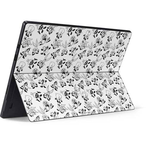 Looney Tunes Big Head Pattern Surface Pro 7 Skin