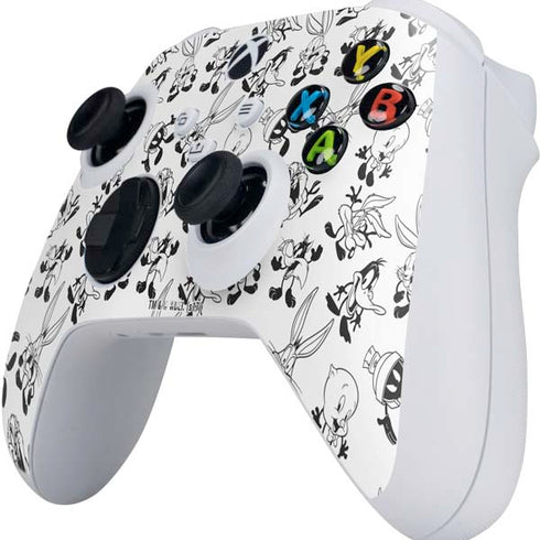 Looney Tunes Big Head Pattern Xbox Series S Controller Skin