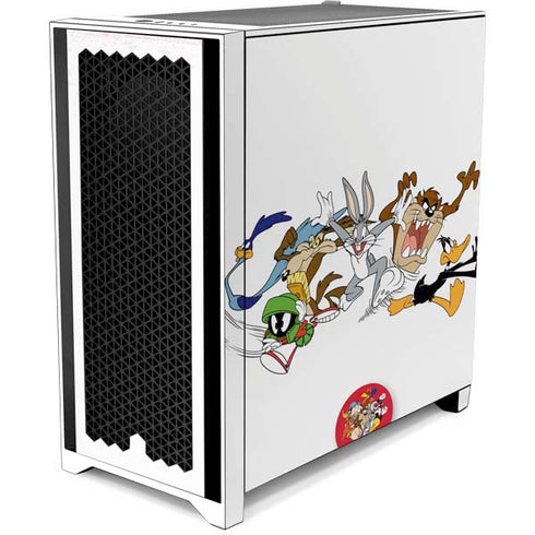 Looney Tunes Chase Corsair 4000D Tempered Glass Mid-Tower ATX Case Skin