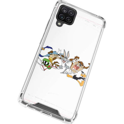 Looney Tunes Chase Galaxy A12 Clear Case