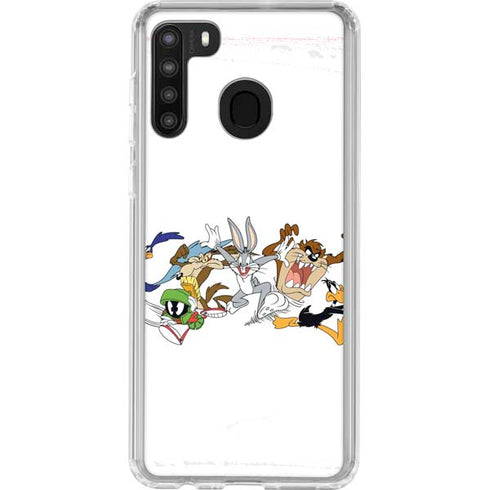 Looney Tunes Chase Galaxy A21 Clear Case