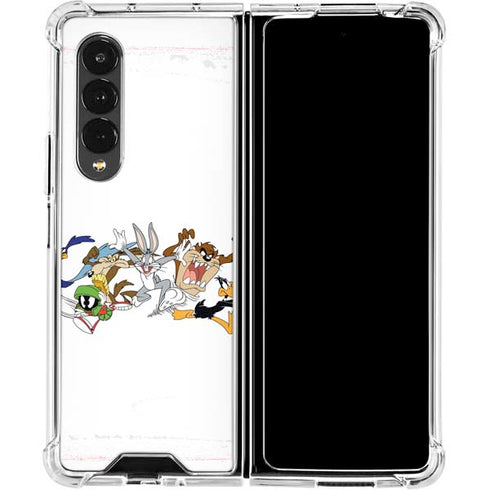 Looney Tunes Chase Galaxy Z Fold4 5G Clear Case