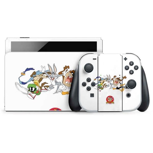 Looney Tunes Chase Nintendo Switch OLED (2021) Skin