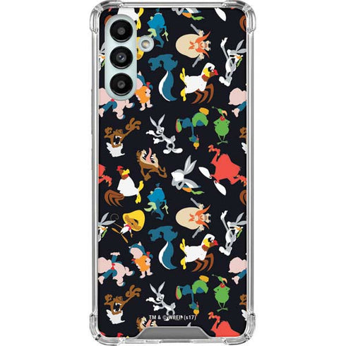 Looney Tunes Identity Pattern Galaxy A13 5G Clear Case