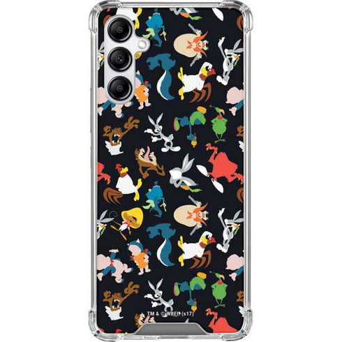 Looney Tunes Identity Pattern Galaxy A14 5G Clear Case