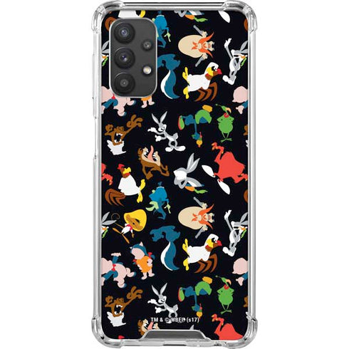 Looney Tunes Identity Pattern Galaxy A32 5G Clear Case