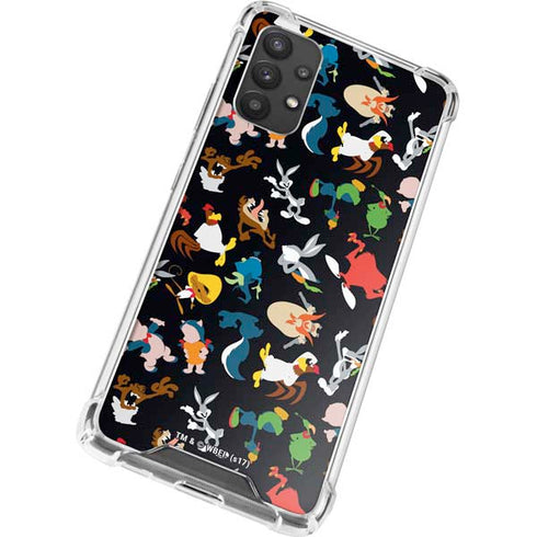Looney Tunes Identity Pattern Galaxy A32 5G Clear Case