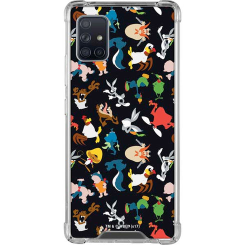 Looney Tunes Identity Pattern Galaxy A51 5G Clear Case