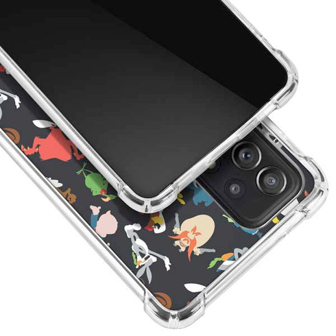 Looney Tunes Identity Pattern Galaxy A52 5G Clear Case