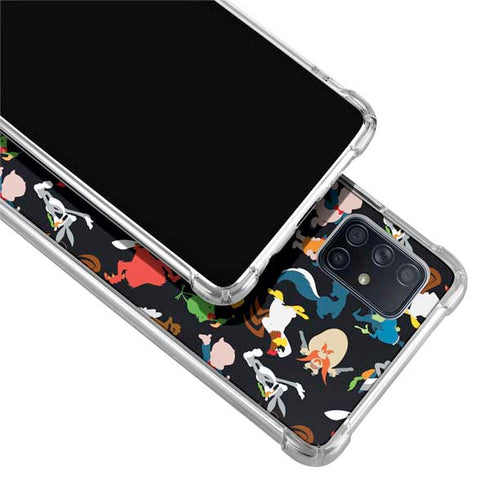 Looney Tunes Identity Pattern Galaxy A71 5G Clear Case